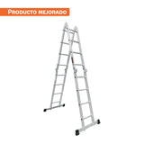 Escalera Multiposición 16 Peldaños, Tipo I, Truper