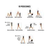 Escalera Multiposición 16 Peldaños, Tipo I, Truper