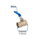 Válvula de Esfera de Latón, Roscable 1', Foset