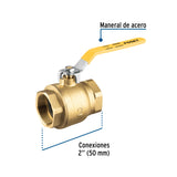 Válvula de Esfera para Gas, Roscable, 2', Alta Presión