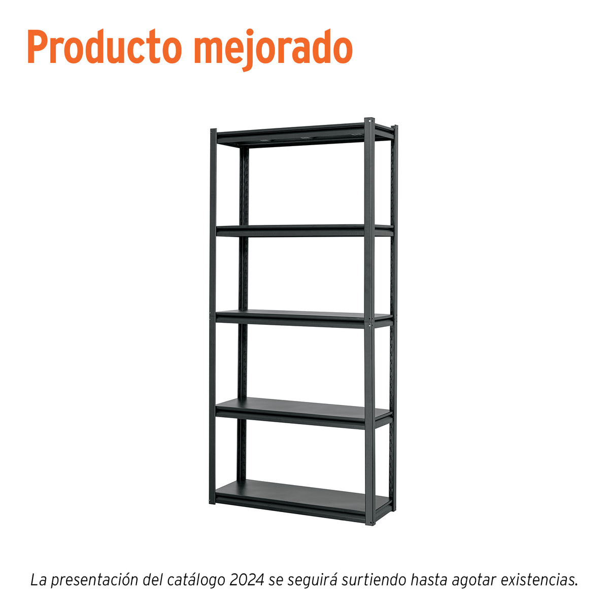 Estante Metálico 5 Repisas Capacidad 80 kg, 180X30X85, Truper