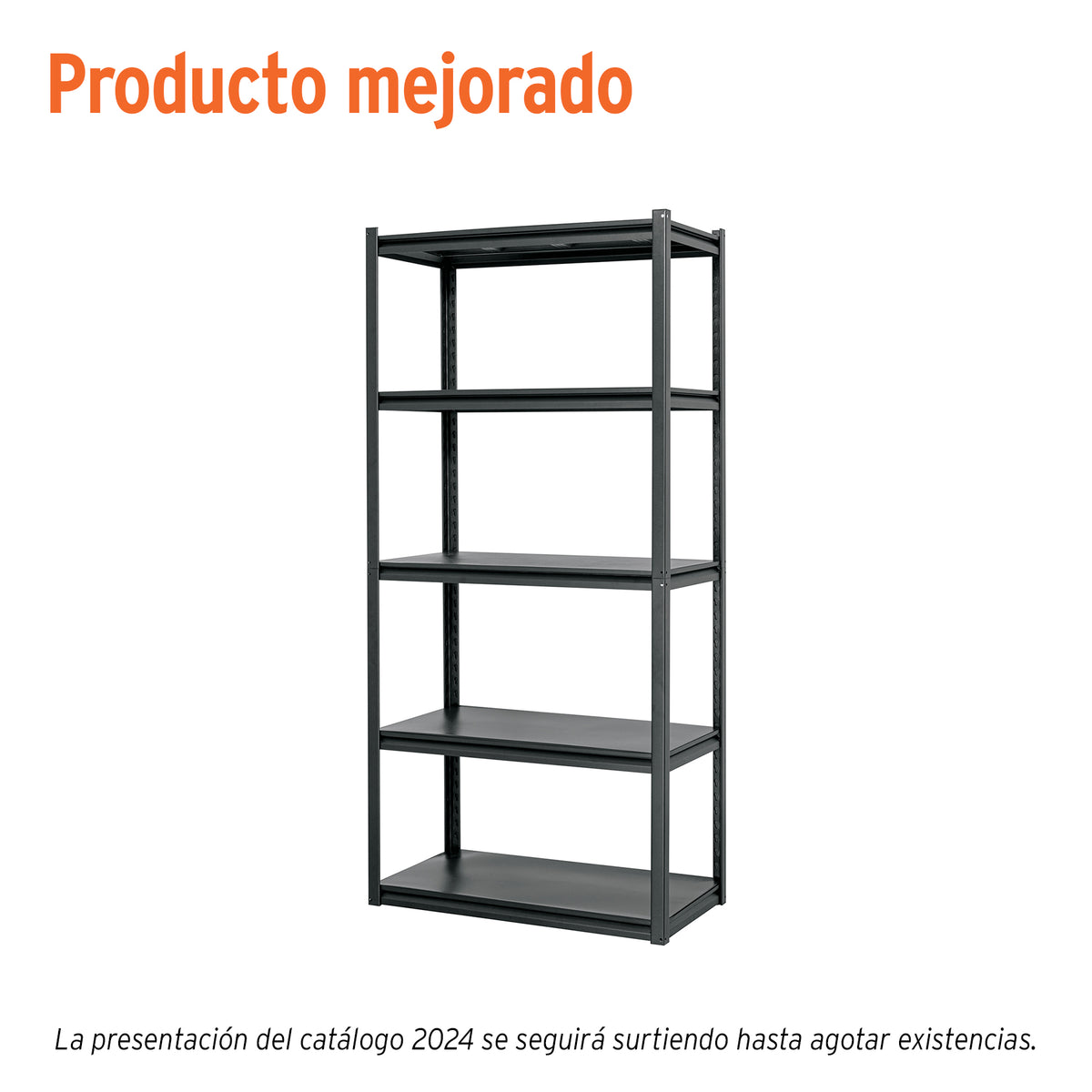 Estante Metálico 5 Repisas Capacidad 80 kg, 180X45X85, Truper