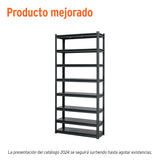 Estante Metálico 8 Repisas Capacidad 80 kg, 180X30X85, Truper