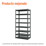 Estante Metálico 8 Repisas Capacidad 80 kg, 180X45X85, Truper