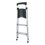 Escalera Tubular Plegable, 3 Peldaños, Aluminio, Truper