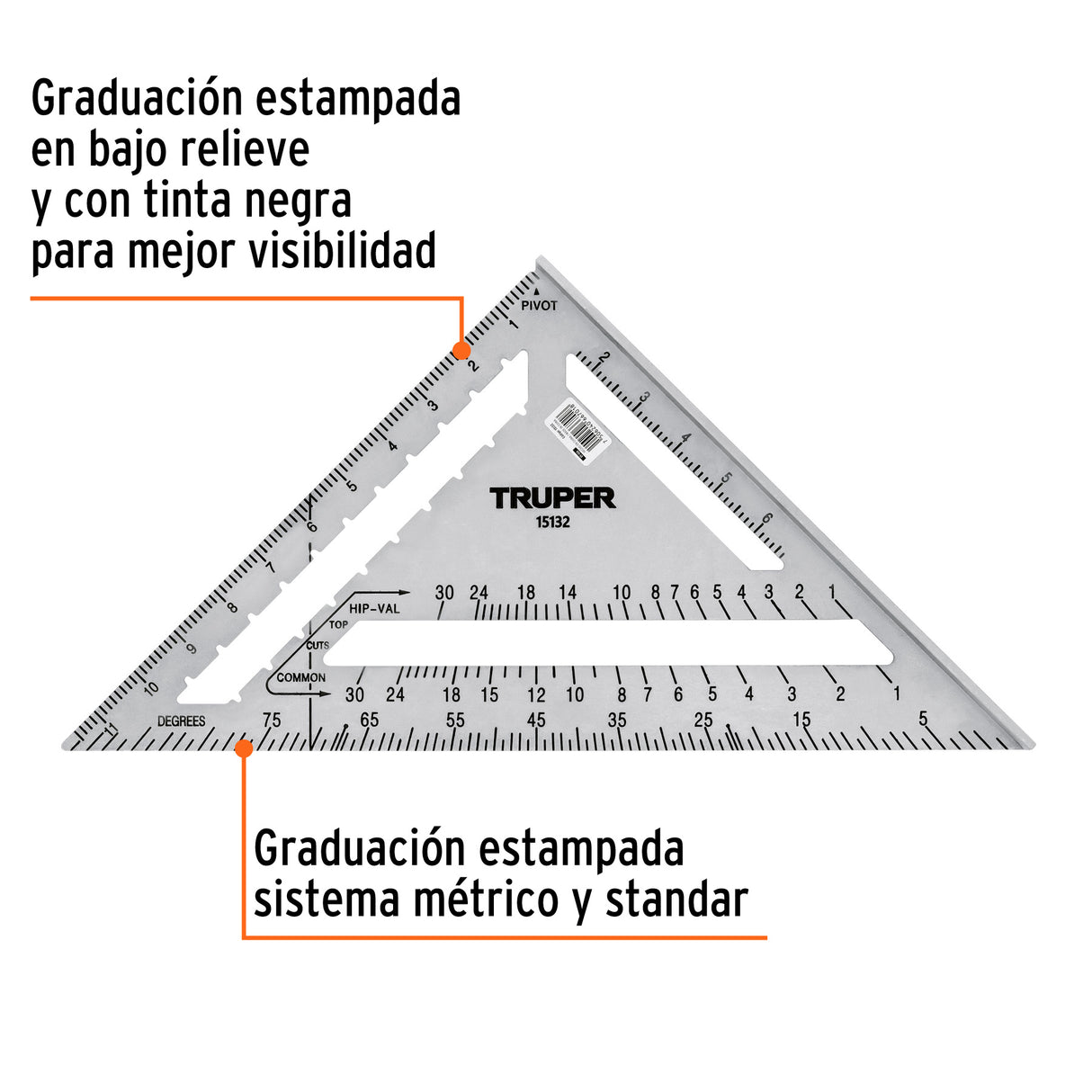 Escuadra 12' de Aluminio para Muros de Yeso, Truper