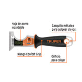 Espátula 2-1/2' de 6 Usos, Acero Inoxidable, Comfort Grip