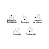 Espátula 2-1/2' de 5 Usos con Mango de Madera, Truper