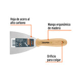 Espátula Rígida 3' con Mango de Madera, Truper