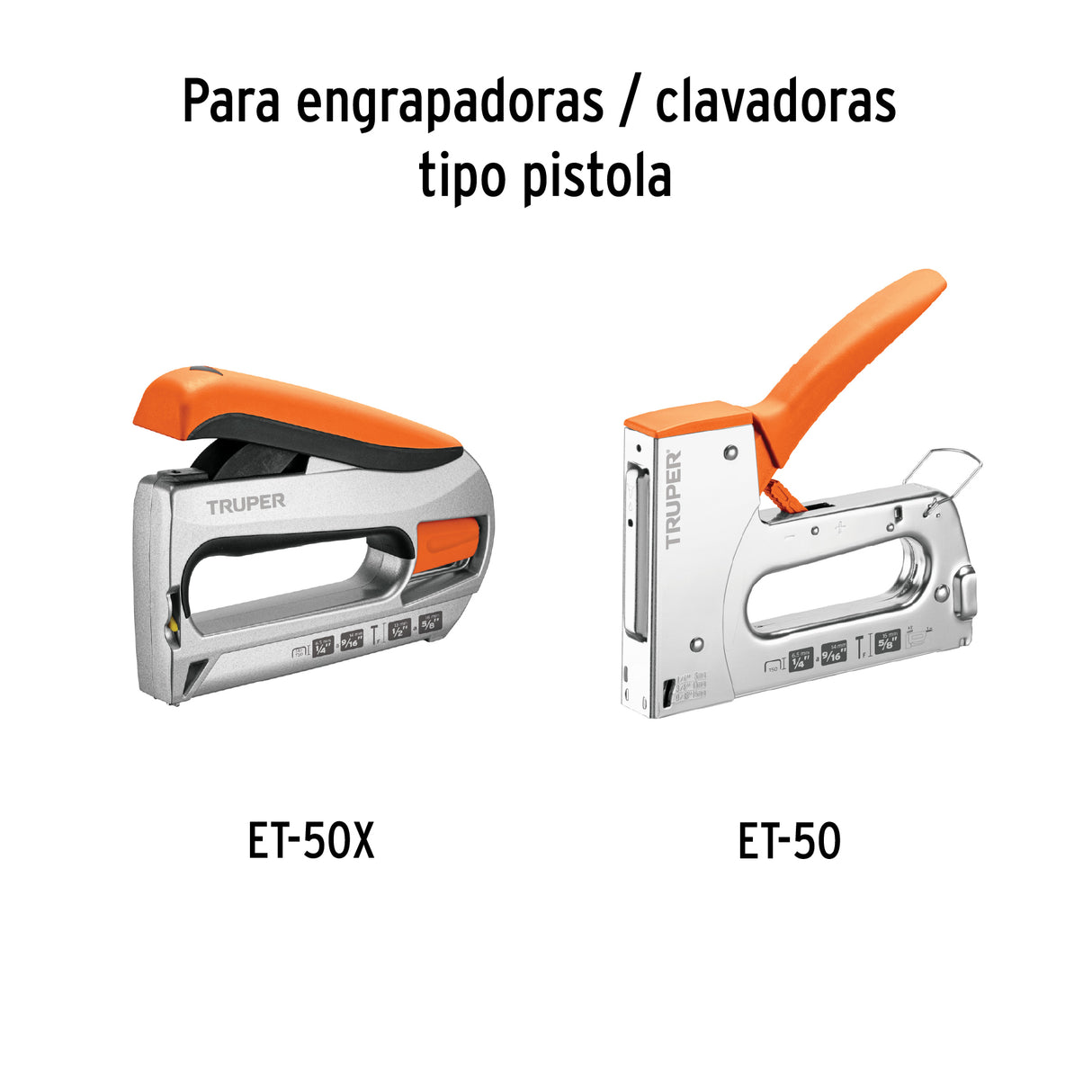 1000 Grapas 1/4' Corona 10.6 mm, para ET-50X, ET-50 y EM-50