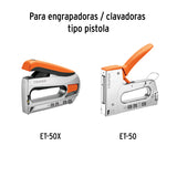 1000 Grapas 3/8' Corona 10.6 mm, para ET-50X, ET-50 y EM-50