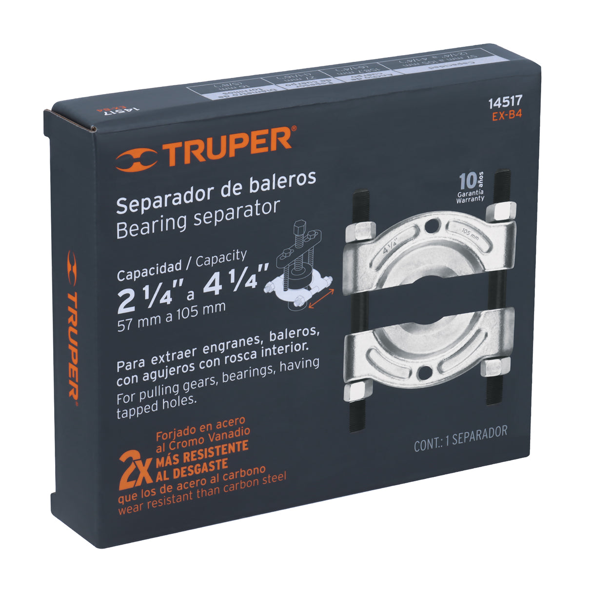 Extractor de Baleros de 57 a 108 mm, Truper