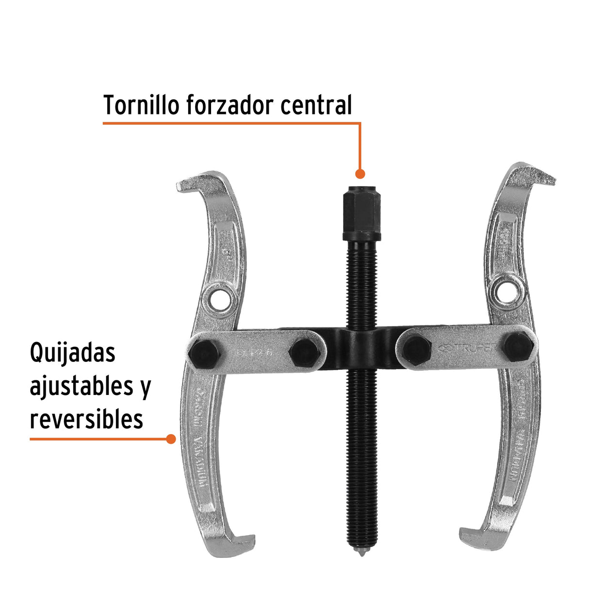Extractor de Poleas, 2 Quijadas, 6', Truper