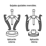 Extractor de Poleas, 3 Quijadas, 6', Truper