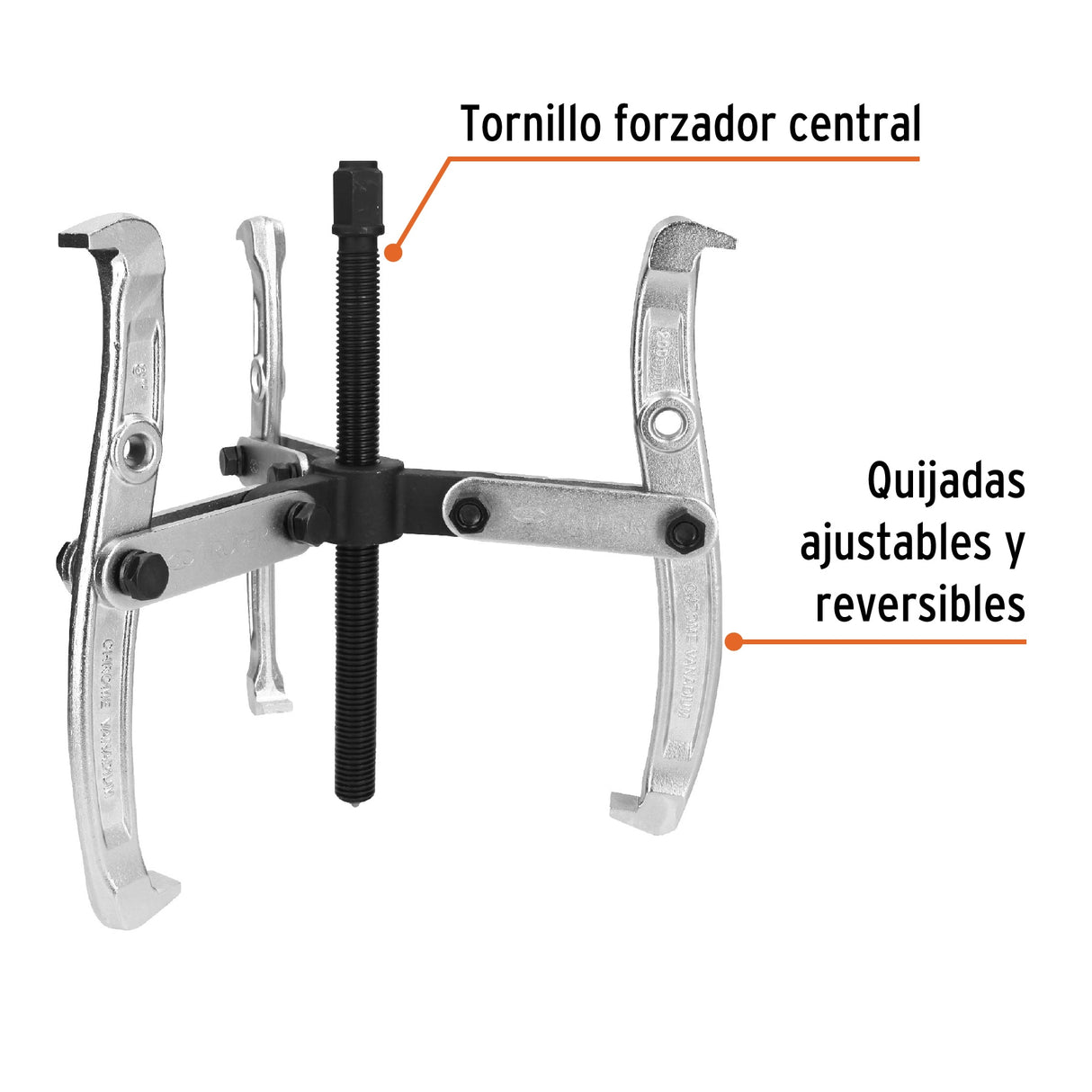 Extractor de Poleas, 3 Quijadas, 8', Truper