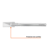 Exacto 6' Profesional con 5 Cuchillas de Acero SK2, Truper