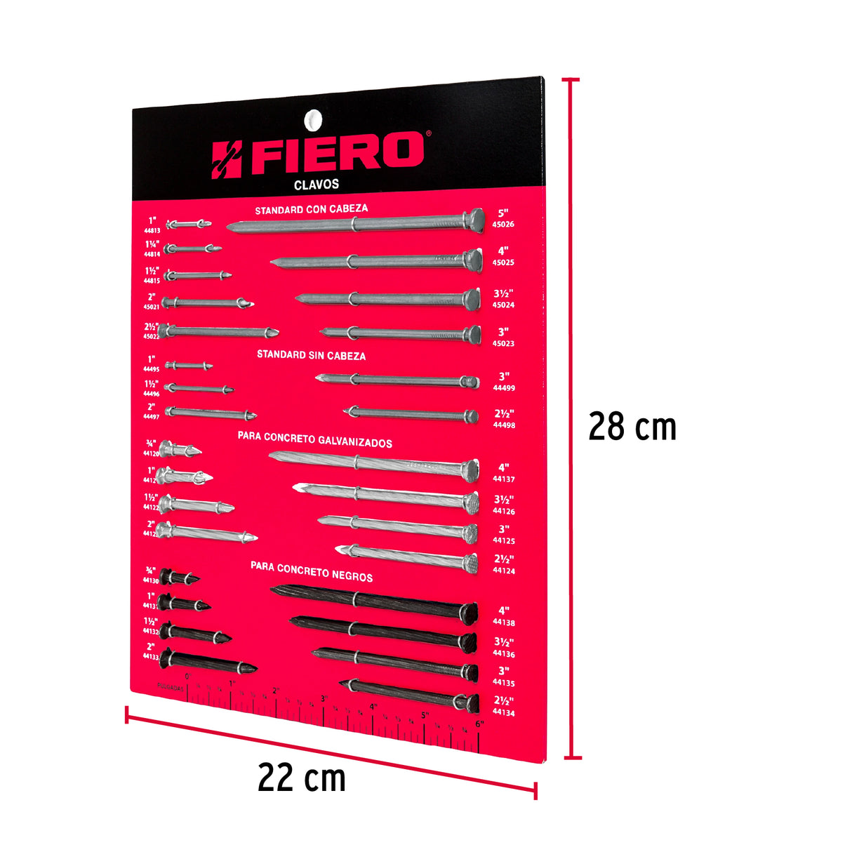 Exhibidor Fiero de Clavos