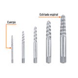 Juego con 5 Extractores de Tornillos, Truper