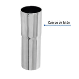 Extensión 10 cm Latón Cromado para Contra de Lavabo, 1-1/4'