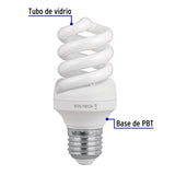 Lámpara Espiral T3 13 W Luz de Día en Blíster, Volteck