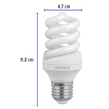 Lámpara Espiral T3 13 W Luz de Día en Blíster, Volteck