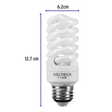 Lámpara Espiral Mini T2 15 W Luz de Día en Blíster, Volteck