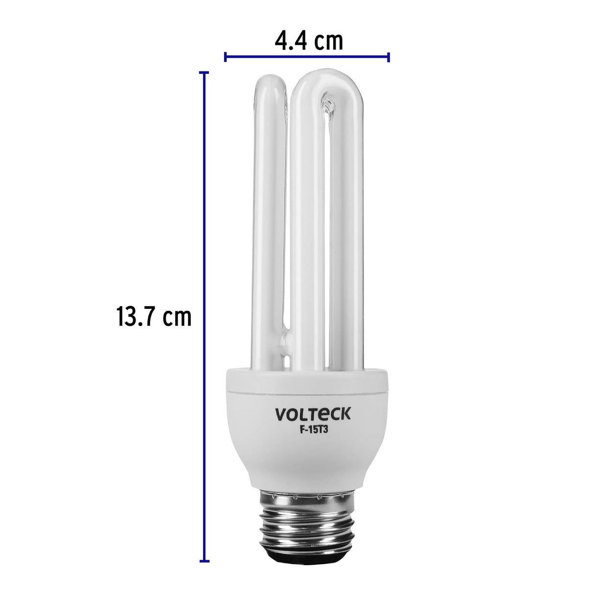 Lámpara Triple T3 15 W Luz de Día en Blíster, Volteck