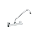 Mezcladora 8' Fregadero Cromo, Cuello Largo, Hexagonal, Basic