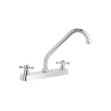 Mezcladora 8' Fregadero Cromo, Cuello Largo, Cruceta, Basic
