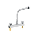 Mezcladora 8' Fregadero Cromo, Cuello Cobra, Hexagonal, Basic