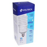 Lámpara Espiral T4 55 W Alta Potencia Luz de Día, Caja
