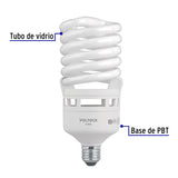 Lámpara Espiral T4 55 W Alta Potencia Luz de Día, Caja