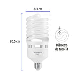 Lámpara Espiral T4 55 W Alta Potencia Luz de Día, Caja