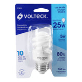 Lámpara Espiral Mini T2 5 W Luz de Día en Blíster, Volteck