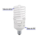 Lámpara Espiral T4 65 W Alta Potencia Luz de Día, Caja