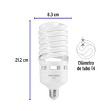 Lámpara Espiral T4 65 W Alta Potencia Luz de Día, Caja