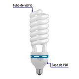 Lámpara Espiral T5 65 W Alta Potencia Luz de Día, Caja