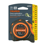 Flexómetro Auto-lock Contra Impactos 5 m Cinta 19 mm, Truper