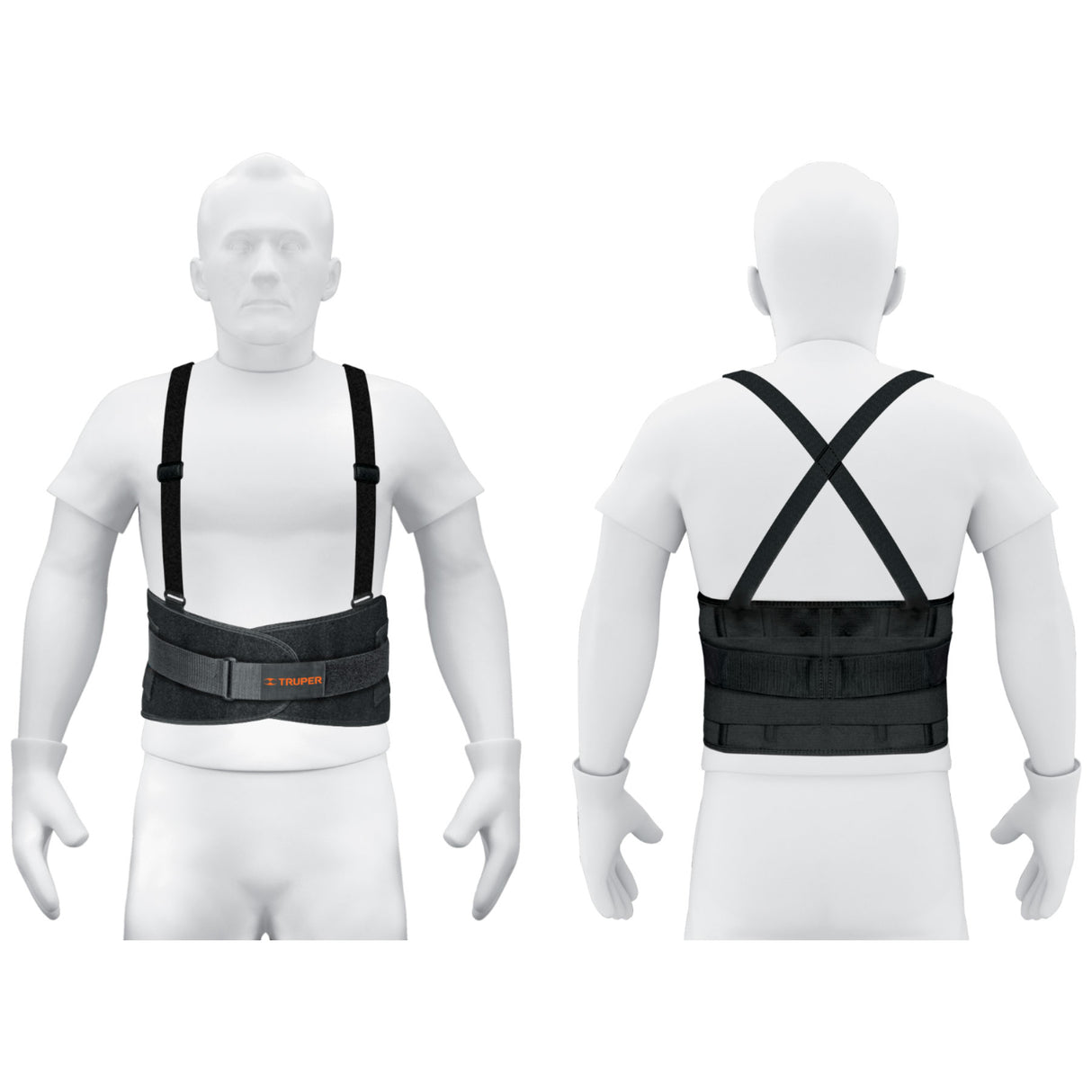 Faja Lumbar con Tercer Cinturón, Talla m, Truper