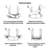 Faja Lumbar con Tercer Cinturón, Talla m, Truper