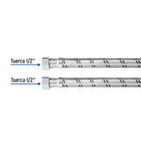 Manguera para Boiler, Acero Inox, 1/2'X1/2', 150 cm, Foset