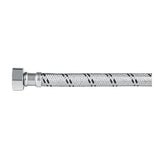 Manguera para Boiler, Acero Inox, 3/4'X3/4', 60 cm, Foset