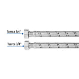 Manguera para Boiler, Acero Inox, 3/4'X3/4', 60 cm, Foset