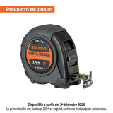 Flexómetro Contra Impactos 3 m, Cinta Negra 13 mm, Truper
