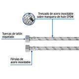 Manguera Lavabo/Fregadero, Acero Inox, 1/2' X 1/2', 55 cm