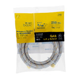 Manguera para Gas, Aluminio, 5/16' Flare, 250 cm, Foset Basic