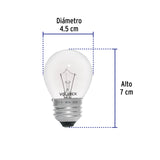 Foco Incandescente 25 W para Horno/Refrigerador, Transparente