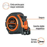 Flexómetro Industrial Contra Impactos 5.5 m Cinta 25 mm