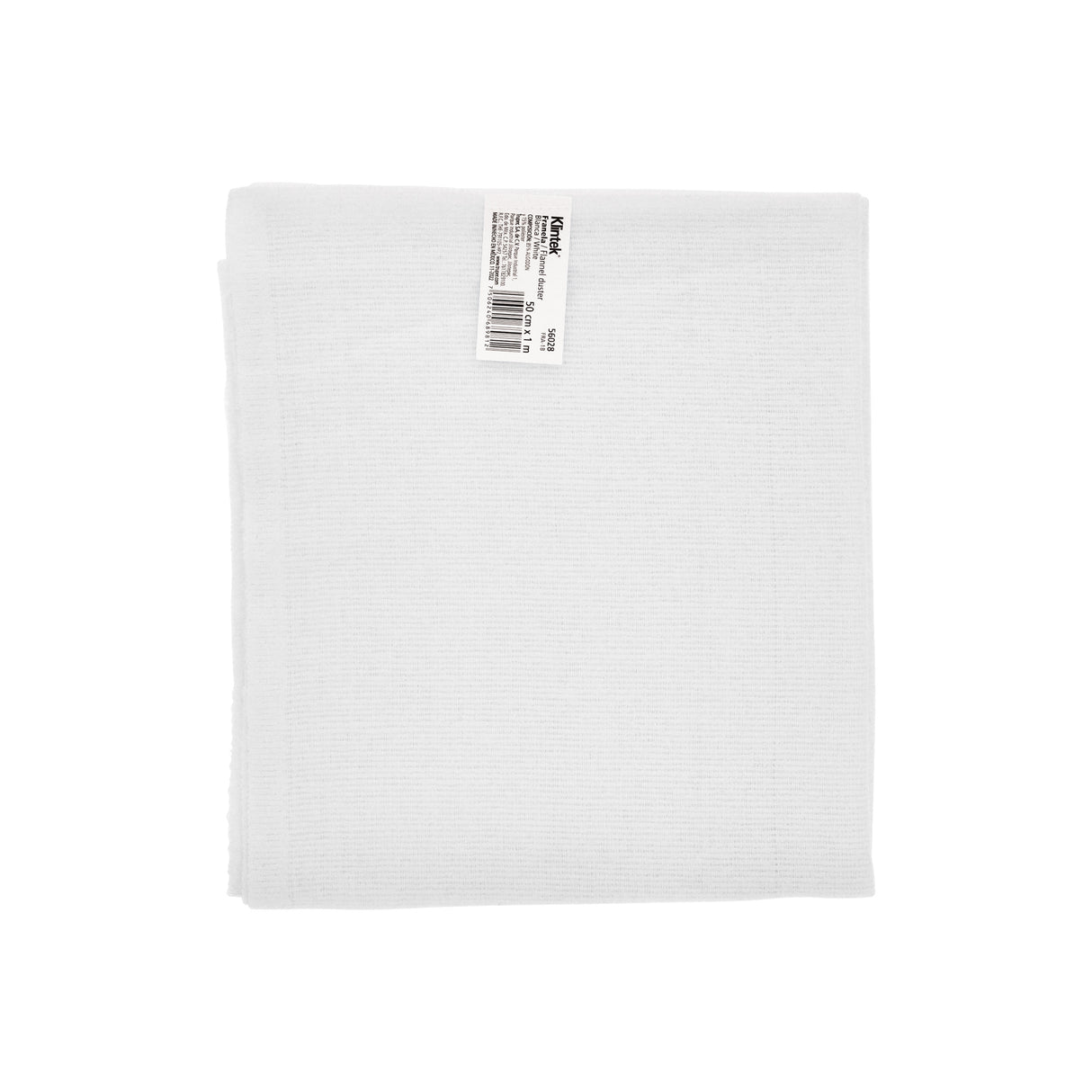Franela Blanca de Algodón de 1 m, Klintek