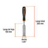 Formón 1-1/4' Mango Comfort Grip, Truper